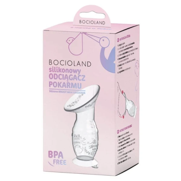 Bocioland, silikonowy kolektor na mleko, 1 sztuka