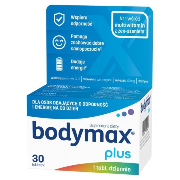 Bodymax Plus, 30 tabletek