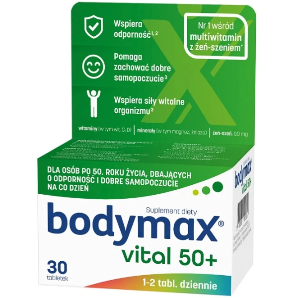Bodymax Vital 50+, 30 tabletek