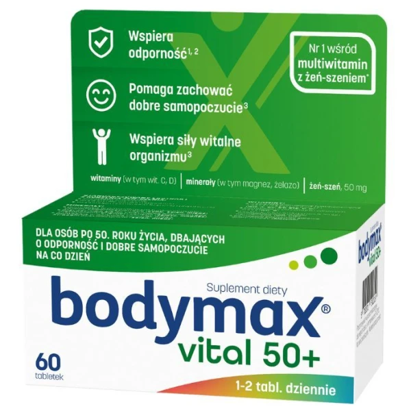 Bodymax Vital 50+, 60 tabletek