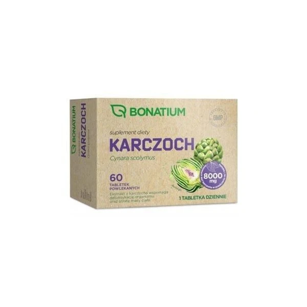 Bonatium, Karczoch, 60 tabletek powlekanych