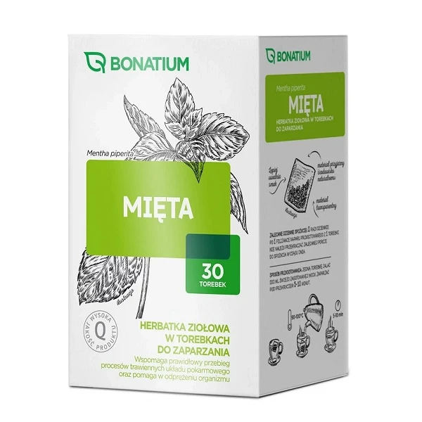 Bonatium, Mięta fix, 30 saszetek
