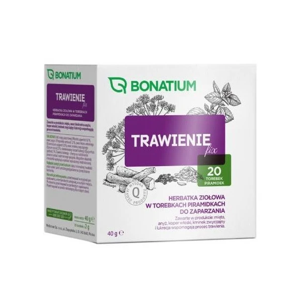 Bonatium, Trawienie fix, herbatka ziołowa, 20 saszetek