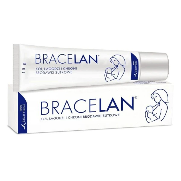 Bracelan, maść do pielęgnacji brodawek sutkowych, 15g