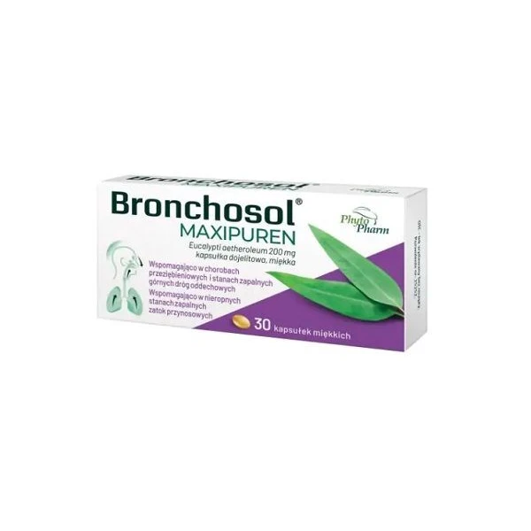 Bronchosol Maxipuren 200mg, 30 kapsułek
