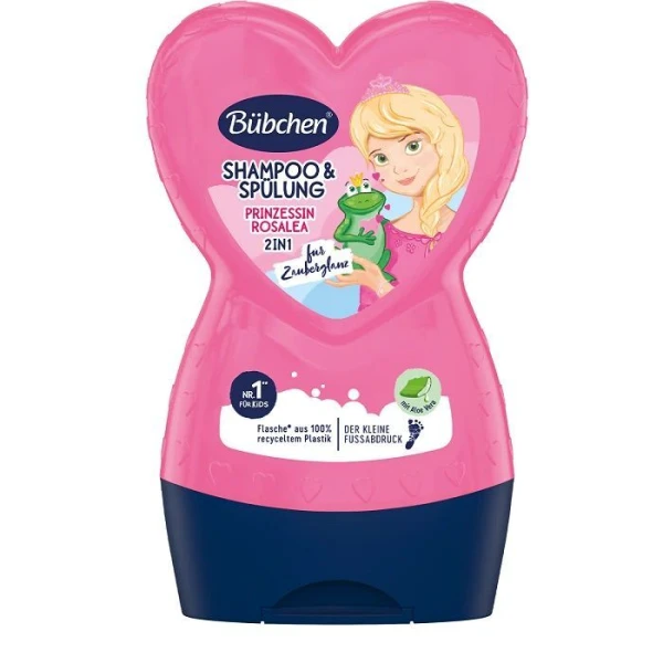 Bubchen Prinzessin Rosalea, szampon i odżywka 2w1 dla dzieci, 230ml