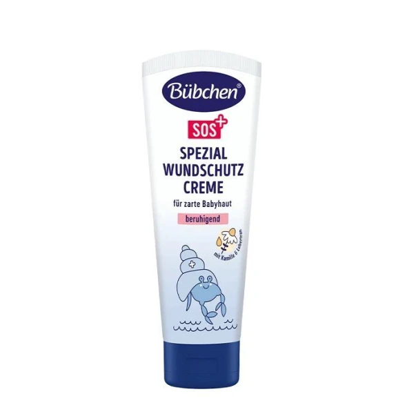 Bubchen SOS, krem ochronny na rany i odparzenia pieluszkowe, od urodzenia, 75ml