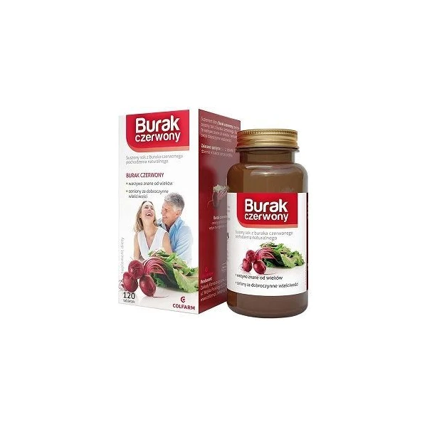 Burak czerwony, 120 tabletek