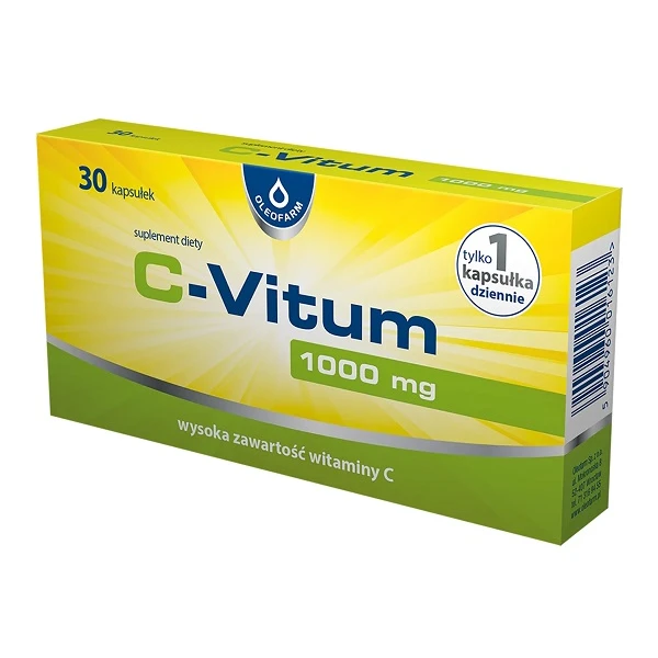 C-Vitum 1000mg, 30 kapsułek