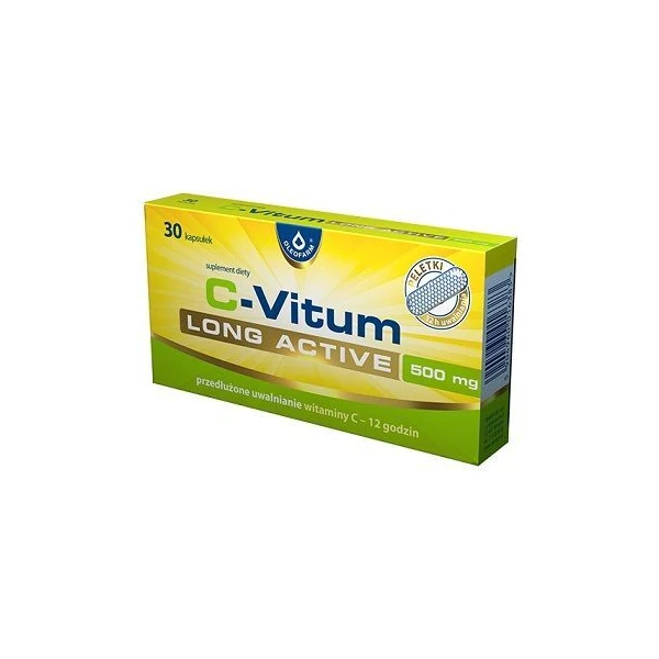 C-Vitum Long Active 500mg, 30 kapsułek