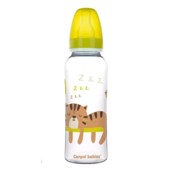 Canpol, butelka wąska, Africa, żółta, po 12 miesiącu, 59/200, 250ml