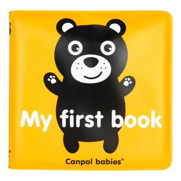 Canpol, miękka książeczka kąpielowa z piszczkiem, My first book, po 6 miesiącu życia, 2/083, 1 sztuka