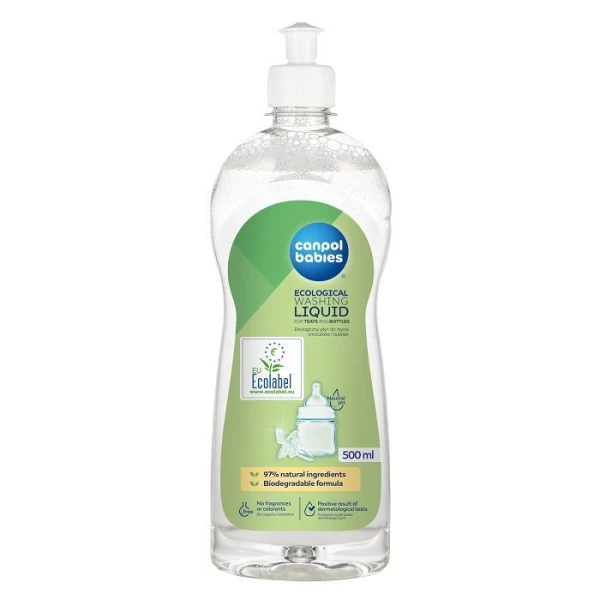 Canpol, płyn do mycia smoczków i butelek, 1/500, 500ml