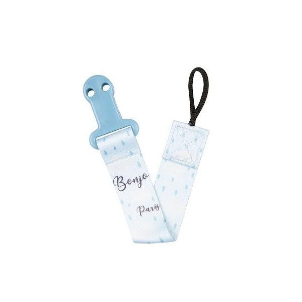 Canpol, tasiemka do smoczka Bonjour Paris, blue, 51/026, 1 sztuka