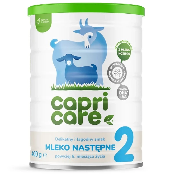 Capricare 2, mleko następne, kozie, po 6 miesiącu życia, 800g