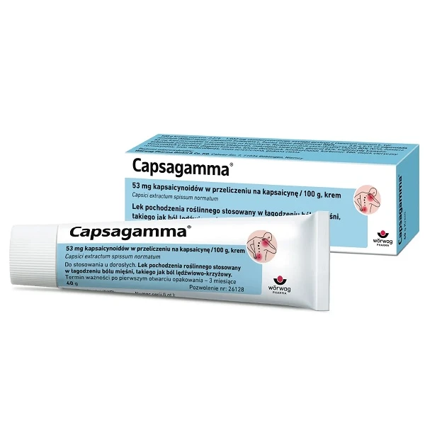Capsagamma 0,053g/100g, krem, 40g