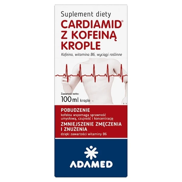 Cardiamid z kofeiną, krople, 100ml