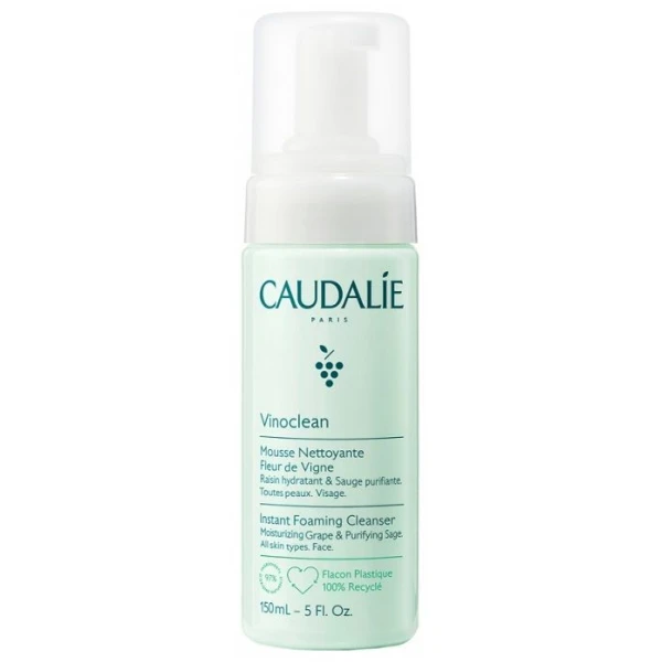 Caudalie Vinoclean, pianka oczyszczająca do twarzy, 150ml
