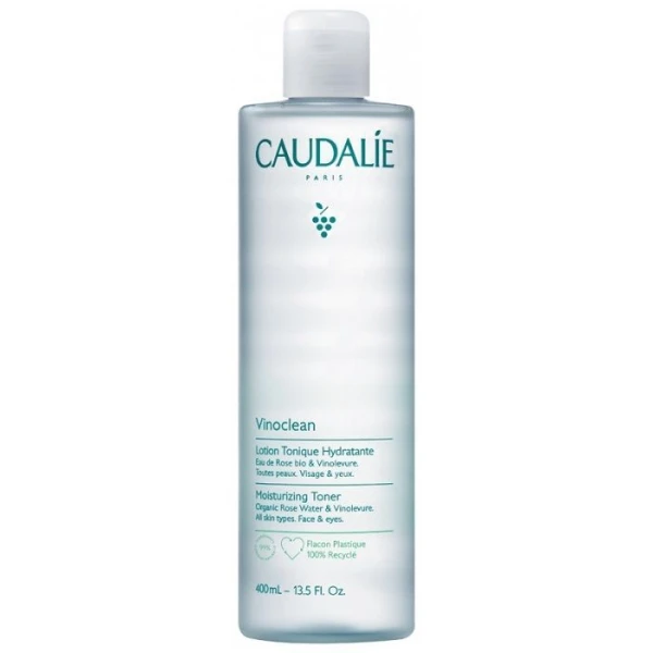 Caudalie Vinoclean, tonik nawilżający do każdego rodzaju skóry, 400ml