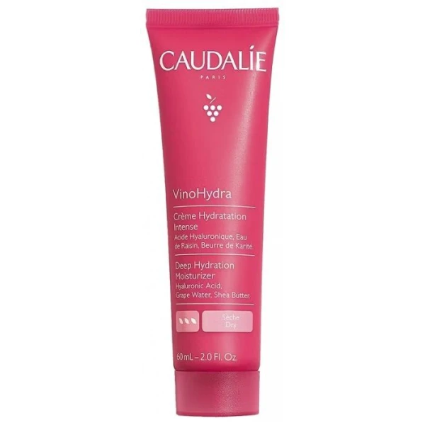 Caudalie VinoHydra, krem intensywnie nawilżający do skóry suchej, 60ml