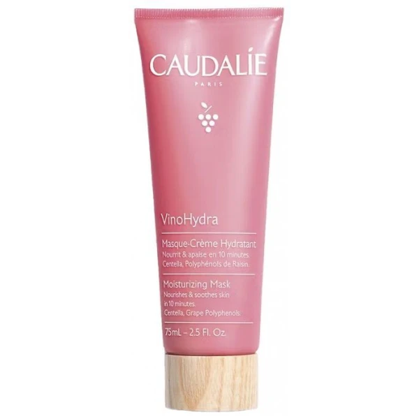 Caudalie VinoHydra, kremowa maseczka nawilżająca do skóry wrażliwej, 75ml