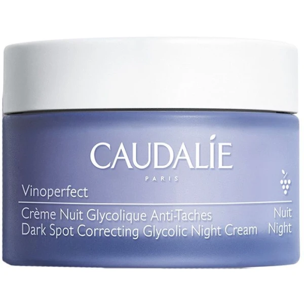 Caudalie Vinoperfect, glikolowy krem na noc na przebarwienia, 50ml