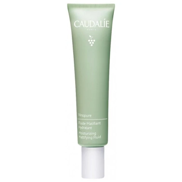 Caudalie Vinopure, fluid matująco-nawilżający do cery trądzikowej i tłustej, 40ml