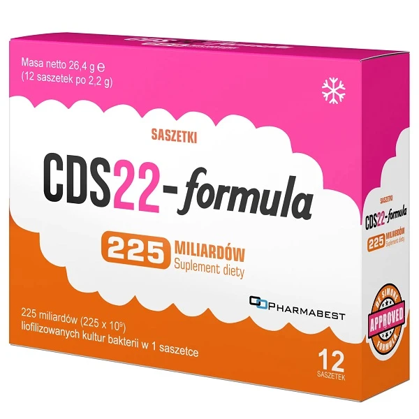 CDS22-formula 225 mld, 12 saszetek (dawniej Vivomixx)