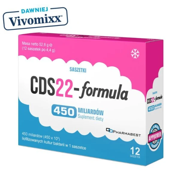 CDS22-Formula 450 mld, 12 saszetek (dawniej Vivomixx)
