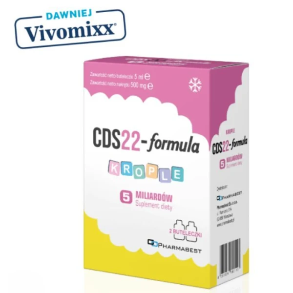 CDS22-formula 5 mld, krople, 2x5ml (dawniej Vivomixx)