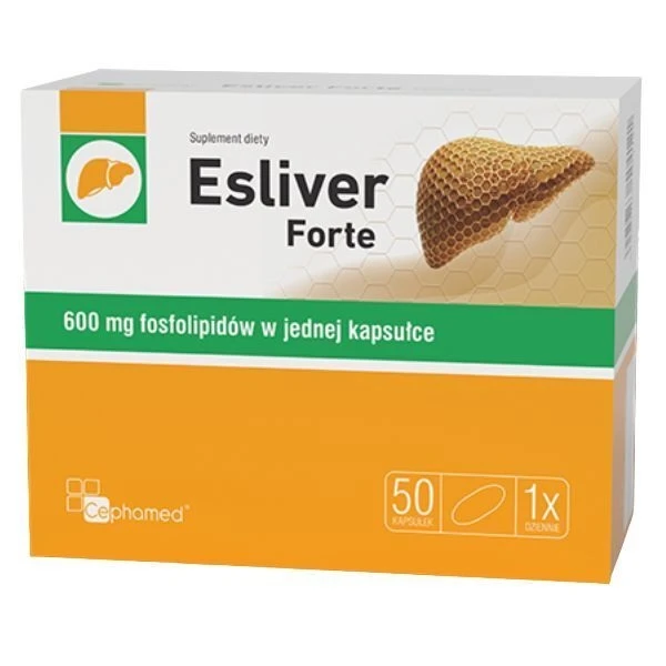 Cephamed, Esliver Forte, 50 kapsułek