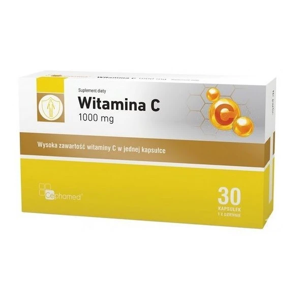 Cephamed, Witamina C 1000mg, 30 kapsułek