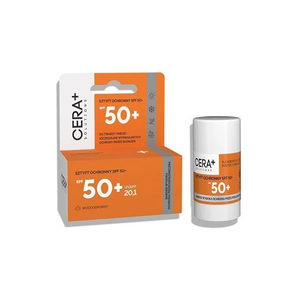Cera+ Solutions, sztyft ochronny SPF 50+, po 1 miesiącu życia, 30g