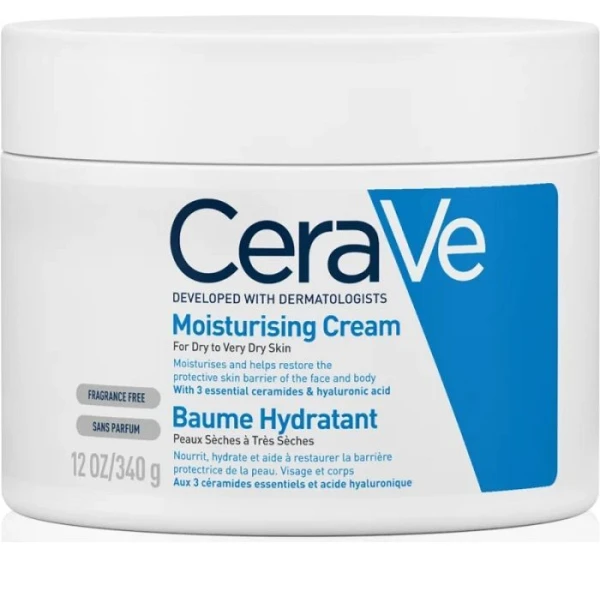 CeraVe, balsam nawilżający, dla skóry suchej i bardzo suchej, 340g