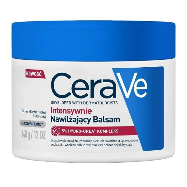 CeraVe, intensywnie nawilżający balsam do skóry bardzo suchej i szorstkiej, 340g