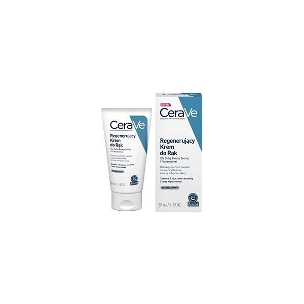 CeraVe, krem regenerujący do rąk, dla skóry bardzo suchej, 50ml