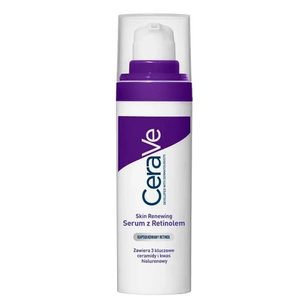 CeraVe Skin Renewing, wygładzające serum z retinolem dla każdego typu skóry, 30ml