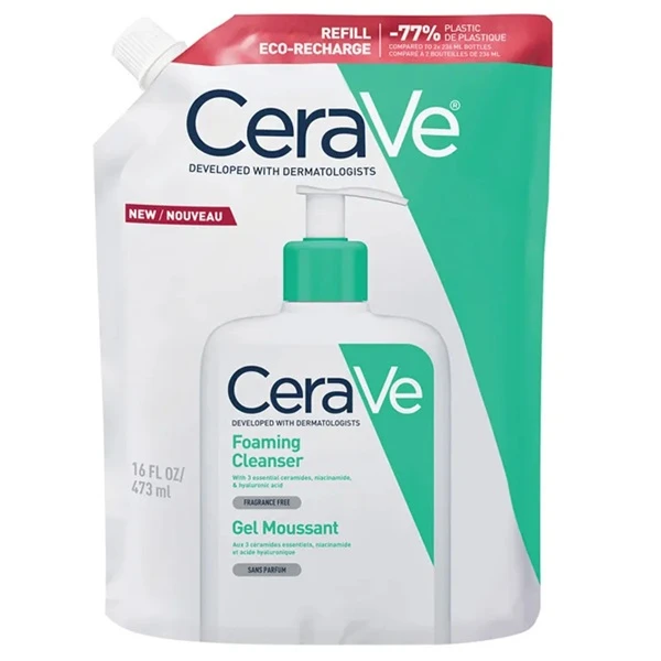 CeraVe, żel oczyszczający dla skóry normalnej, mieszanej i tłustej, zapas, 473ml