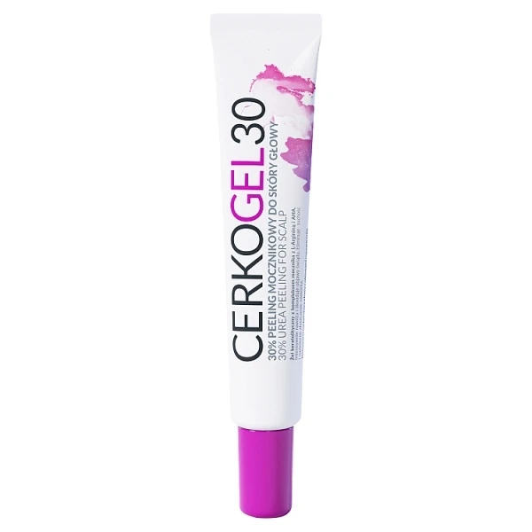CerkoGel 30, żel mocznikowy 30%, keratolityczny, do skóry głowy, 50g