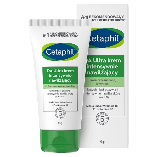 Cetaphil DA Ultra, krem intensywnie nawilżający, do skóry suchej, wrażliwej i atopowej, 85g