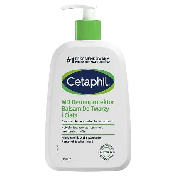 Cetaphil MD Dermoprotektor, balsam do twarzy i ciała, z pompką, 236ml