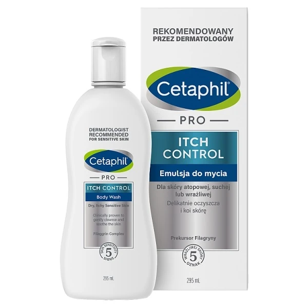 Cetaphil PRO Itch Control, emulsja do mycia,dla dzieci i niemowląt, 295ml