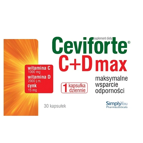 Ceviforte Max, 30 kapsułek