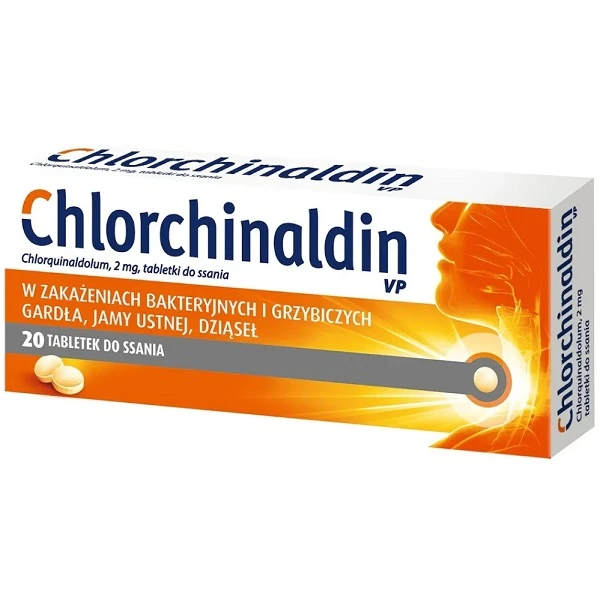 Chlorchinaldin VP 2mg, 20 tabletek do ssania