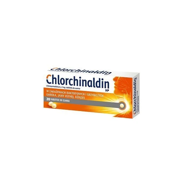 Chlorchinaldin VP 2mg, 20 tabletek do ssania
