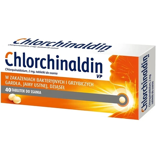 Chlorchinaldin VP 2mg, 40 tabletek do ssania