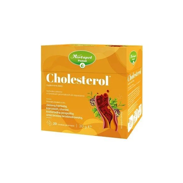 [DATA - 2026-09-30] Cholesterol, herbatka ziołowa, 20 torebek