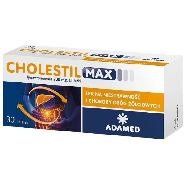 Cholestil Max 200mg, 30 tabletek
