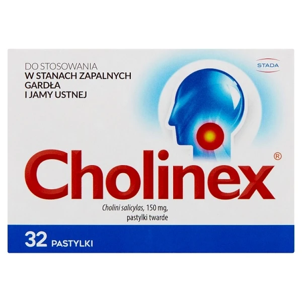 Cholinex 150mg, 32 pastylki do ssania
