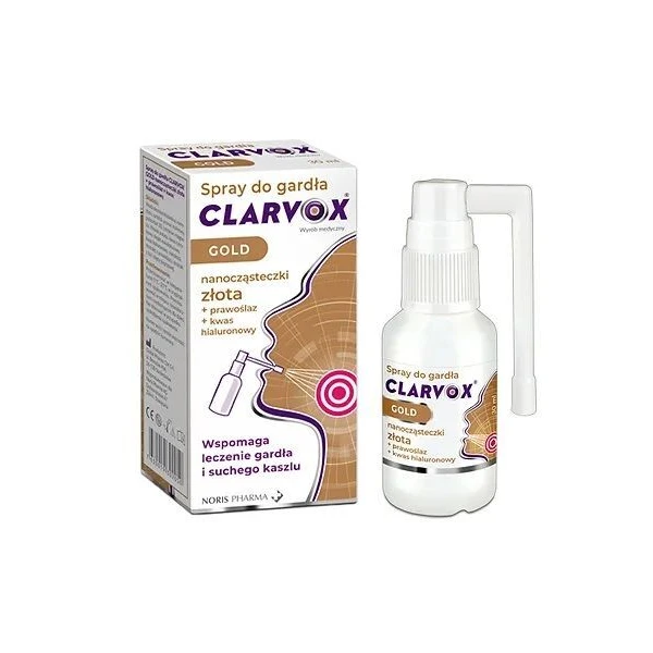 Clarvox Gold, spray do gardła, 30ml